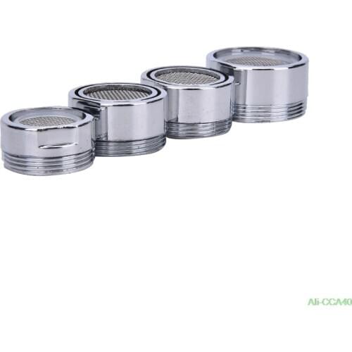 Chrome Plastic Faucet Tap Nozzle Thread Swivel Aerator Filter Sprayer Kitchen Water Saving Faucet Accessories 20/22/24/28mm