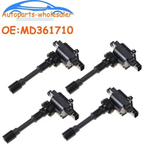 4 PCS Ignition Coil MD361710 099700-048 099700048 For Mitsubishi Space Star Lancer 1.6L Mirage V 1.3 4Cyl 1.3L 1.6L 1.8L 2.0L