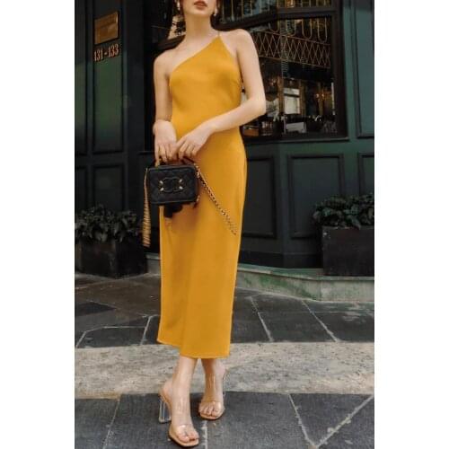 Женские вечерние платья на одно плечо Kayars China At AliExpress