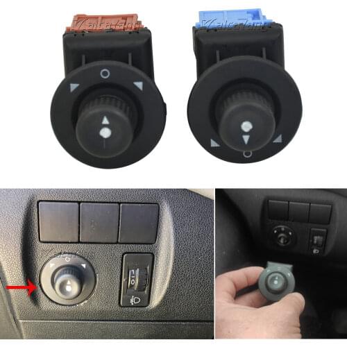 185526 For Peugeot Partner 1007 Citroen C2 C3 Xsara Picasso Berlingo Electric Rearview Mirror control Switch Button Adjust Knob