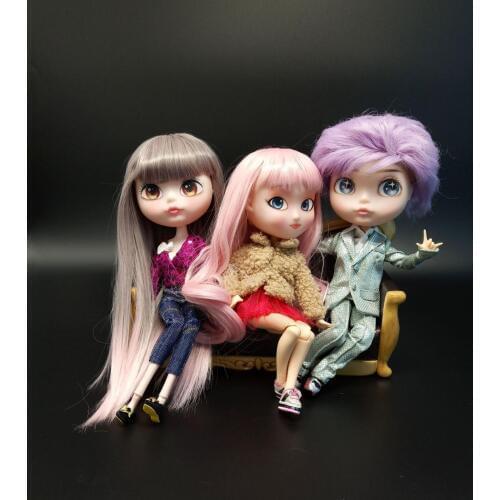 33CM girl dolls plastic dolls jointed body dolls 2019 no make up doll