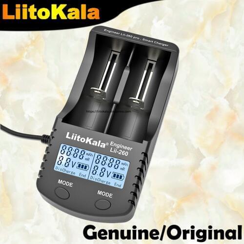 Liitokala lii-260 Lii-PD4 Lii-500S Lii-S6 Lii-402 3.7V 18650/16340/18350/14500/10440/26650 Charger, lithium battery charger