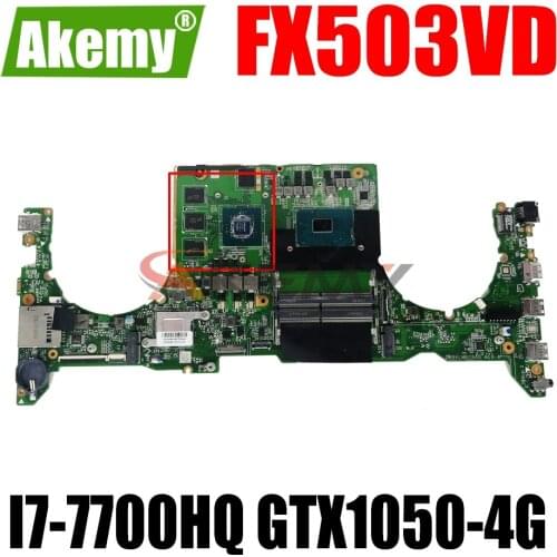 AKEMY DABKLMB28A0 Laptop Motherboard For ASUS TUF Gaming FX503VD Original Mainboard I7-7700HQ GTX1050-4G