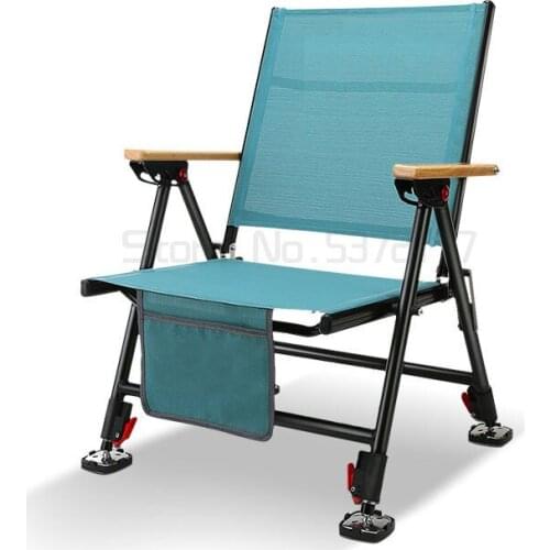 Multifunctional all terrain reclining fishing chair super portable raft fishing chair with folding fishing chair