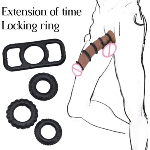 Male Lock Ejaculation Delaying Ejaculation Penis Erection Rings Cock Ring Penis Enlargement Sex Toys for Men Cockring Sexshop