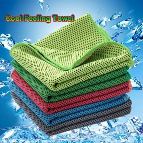 Cooling Towel Quick-Dry Beach Towel Microfiber Gym Cold Towel Yoga Travel Camping Golf Football Outdoor Sports Towel 100*30cm