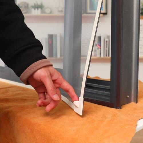 Household Self-Adhesive Magnetic Window Screen Tulle Mesh Stealth Customize DIY Summer Mesh Removable Anti Fly Mosquito Screens