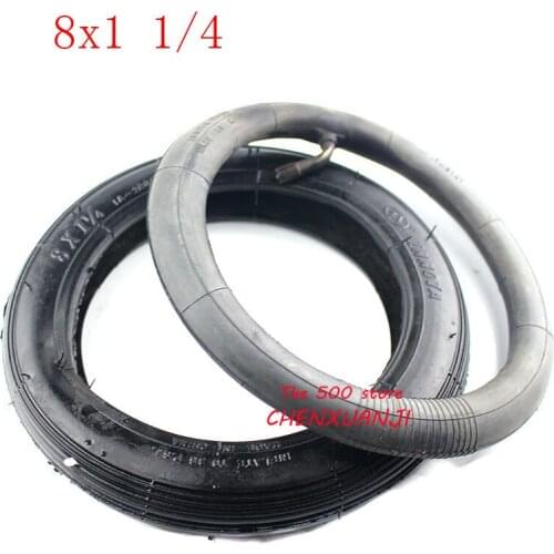 Good quality 8 inch tyre 8X1 1/4 Scooter Tire & Inner Tube fit Bent Valve Suits Bike Electric / Gas Scooter Tyre