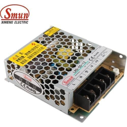 Smun LRS-50-12 50W 12VDC 4.2A Output Industrial AC-DC Switching Mode Power Supply SMPS