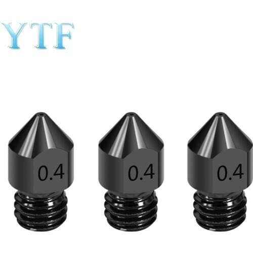 MK7 MK8 Nozzle Super Hard Steel Mold Steel Corrosion-Resistant Extruder Threaded 1.75mm 3D Printer