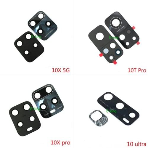 Rear Back Camera Glass Lens Cover For Xiaomi Mi 10 Mi10 10T 10X 5G Pro Lite Ultra With Ahesive Sticker Replacement Parts