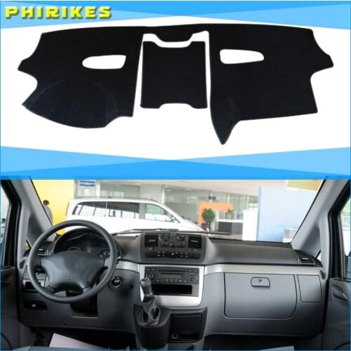 Car Inner Auto Dashboard Cover Dashmat Pad Carpet Sun Shade Dash Board Cover Fit For Mercedes-Benz Vito 2010 2011 2012 2013
