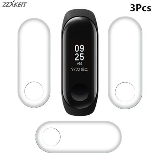 3Pcs Screen Protector Film For Xiaomi Mi Band 3 Smart Wristband Bracelet Screen Protector Film Not Tempered Glass