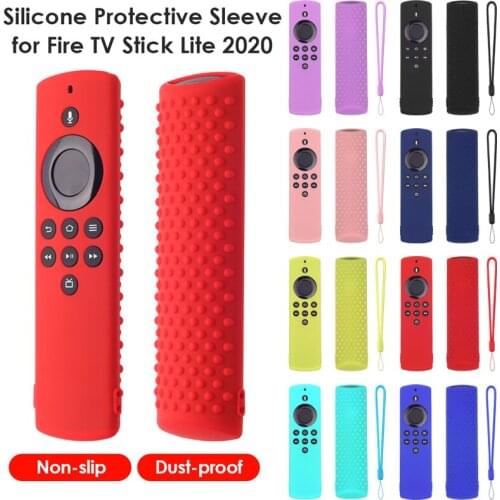 Smart TV Remote Control Protective Case Shell Silicone Remote Control Cover Case For Alexa Voice Remote Lite/Fire TV Stick