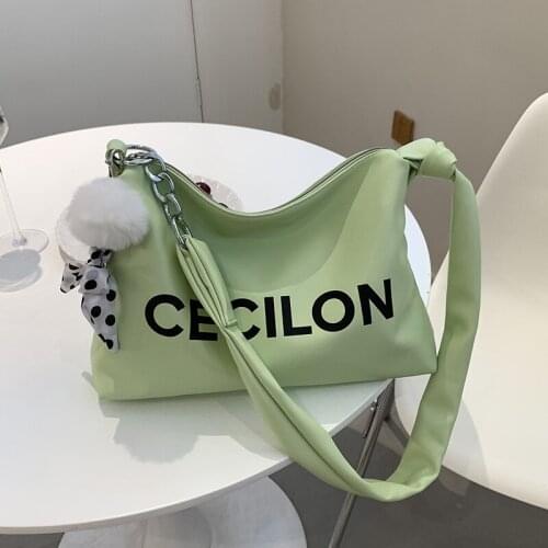 Shoulder Tote Bags For Women Handbag 2021 New Shopper Designer Soft Korean Fashion Bolsas Messenger Crossbody Female Womens Bag