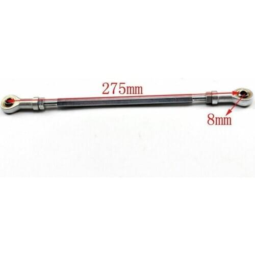 10.2" Go Kart Racing, 5/16" Aluminum Steering Tie Rod Tie Rod Linkage Ball Joint STEERING ROD BALL JOINT with Ends Kit Kart Set