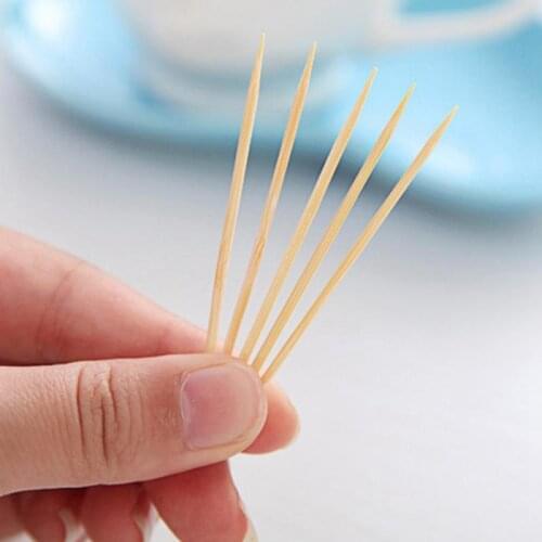 250PCS/Bag Disposable Wood Toothpicks Natural Bamboo Toothpick Party For Home Restaurant Hotel Toothpicks Tools
