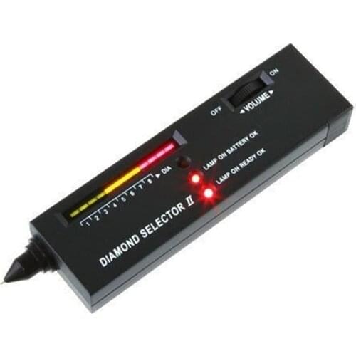 Diamond Gems Tester Pen Portable Gemstone Selector Tool LED Indicator Accurate Reliable Jewelry Test Tool