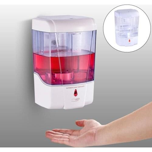 Automatic Wall Mounted Liquid Soap Dispenser Smart Sensor Touchless Sanitizer Hand Washer Pump for Bathroom Kitchen