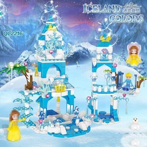 Girl Series Ice Paradise Building Blocks Toys Kids Assembling Brick Compatible Friend Model Toys For Children Christmas gift
