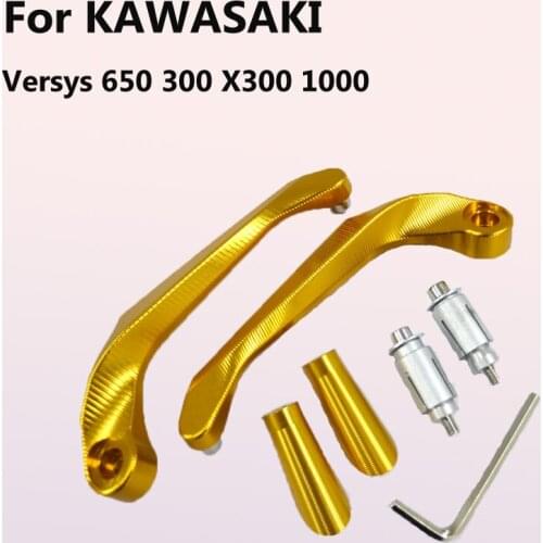 For KAWASAKI Versys 650 300 X300 1000 Motorcycle General 7/8" 22mm Motorcycle Horn Handle Brake Clutch Rod Protection Cover