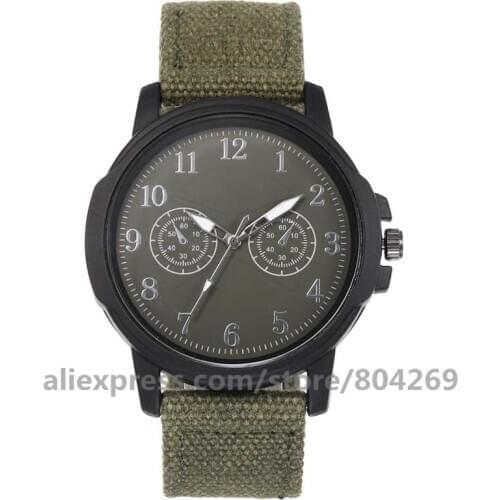Hot Canvas Stripe Watches Nylon Fabric Men Sports Watch Wholesale Women Dress Wristwatch 920644