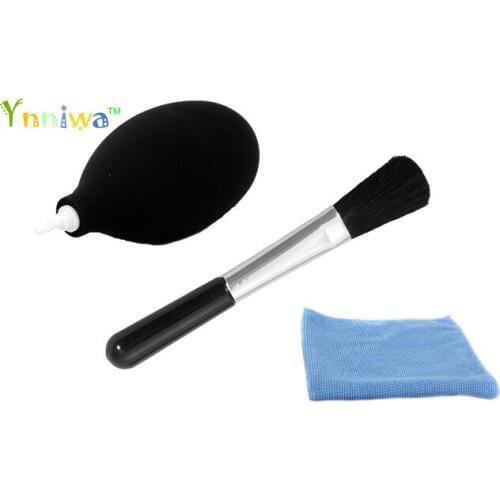 3 in1 Camera Lens Clearing suit kit set small strong Lens Clean-cloth Air Blower +cleaning bursh +Clean cloth