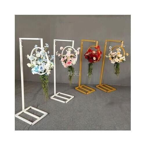 New wedding props, iron art geometric guide, T stage guide, florist, Sen series Wedding Guide accessories