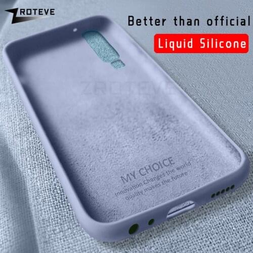 P30 Pro Case ZROTEVE Liquid Silicone Coque For Huawei P30 Lite Pro Case P 20 Plus Smooth Cover For Huawei P20 Lite P 20 Pro Case