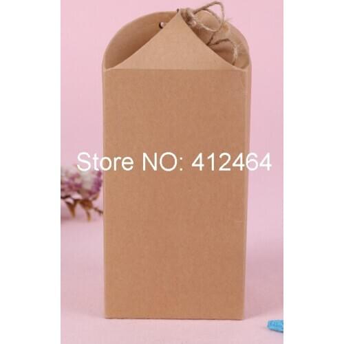 Custom recycled Kraft paper packaging tea gift boxes.BX2336