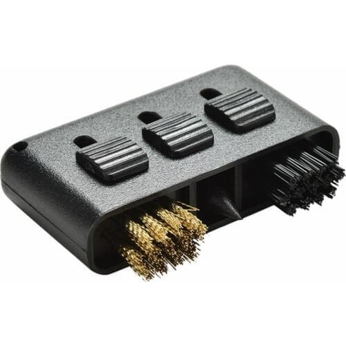 Sale 3 in1 Pocket Carry Golf Club Brush Portable Golf Putter Wedge Ball Groove Cleaner Kit Cleaning Tool Black For Wood/Iron