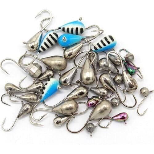 Ice Fishing Jig Primary Color Ice Fishing Hook 2.6mm hooks fishing tungsten 3mm 5mm hook tungsten 6mm Tungsten Ice Fishing Hook