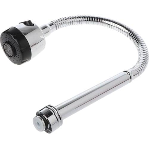 Kitchen Bar Faucet Hose 2 Adjustable Modes Stainless Steel Water Faucet Sprayer Replacement Tap 48cm