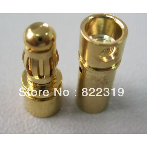 3.5mm Gold Bullet Banana Connector Plug for RC Battery