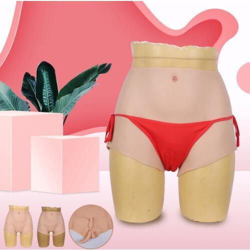 Silicone PantiesStrap Camel Toe Panty Fake Vagina on Ladies Thong Underwears For Transgender Crossdresser Drag Queen