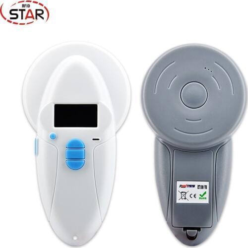 RFID Animal Scanner 134.2KHz/125KHz Animal chip reader FDX-B/HDX/FDX-A microchip scanner Bluetooth syringe pocket scanner reader