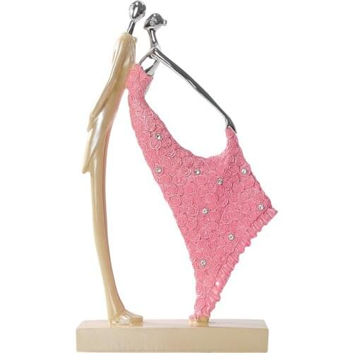 Modern wedding couple statue Abstract lover sculpture Bride and groom wedding anniversary gifts home decor inspiration figurine