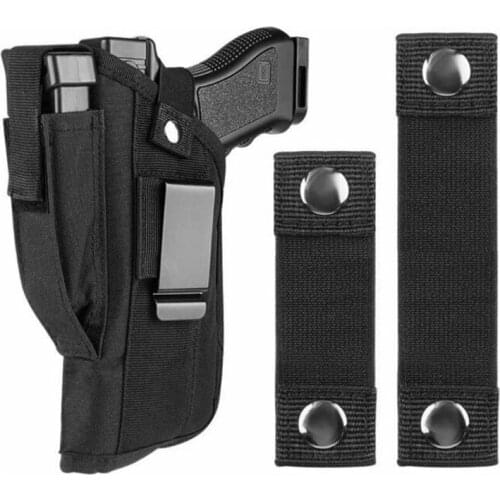 Tactical Universal Gun Holster with Magazine Pouch for Glock 17 19 Left Right Hand Hunting Waist Concealed Carry Pistol Case
