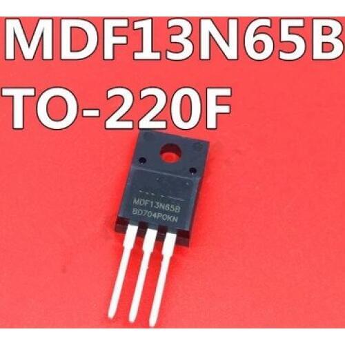 10PCS/LOT MDF13N65BTH MDF13N65B 13A/650V TO-220F