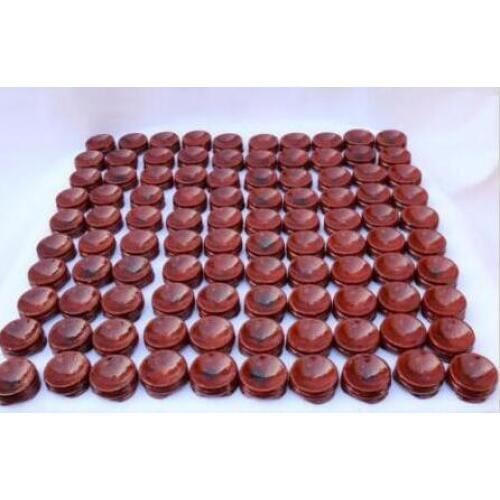 100 red patina wood tower stand pedestal holding CRYSTAL Sphere FREE SHIPPING