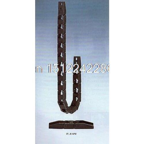 1000mm 7 x 7 mm Cable drag Chain Radius 28mm Wire Carrier 7*7*R28