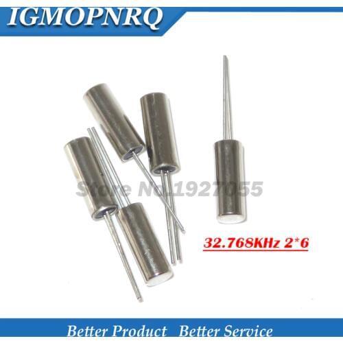 20pcs/LOT 32.768KHz 2*6 20ppm Error 32.768K 12.5pF 32.768 CRYSTAL resonator NEW