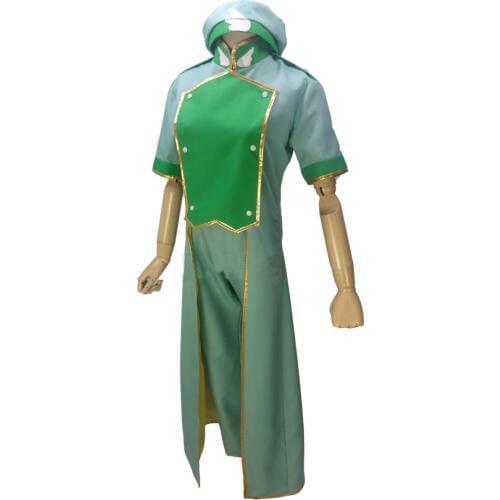 2018 Cardcaptor Sakura Syaoran Li Showron Green Uniform Outfit Cosplay Costume