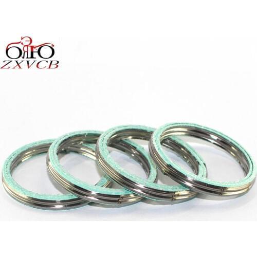 4 pcs For honda CB900F Hornet 2001-07 CB1000R 1998 CB1000RA VF1000F Interceptor VF1000R 1985-1986 motorcycle Exhaust pipe gasket