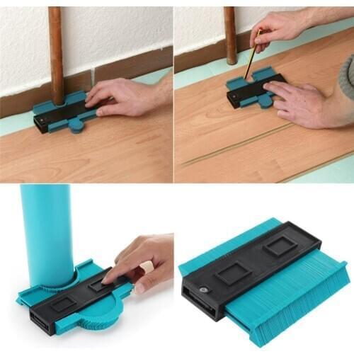 5 Inch/120 MM Contour Copy Duplicator Fine Tooth Profile Gauge Winding Tool Laminate Ducts Tiling Wood Marking Plastic ly