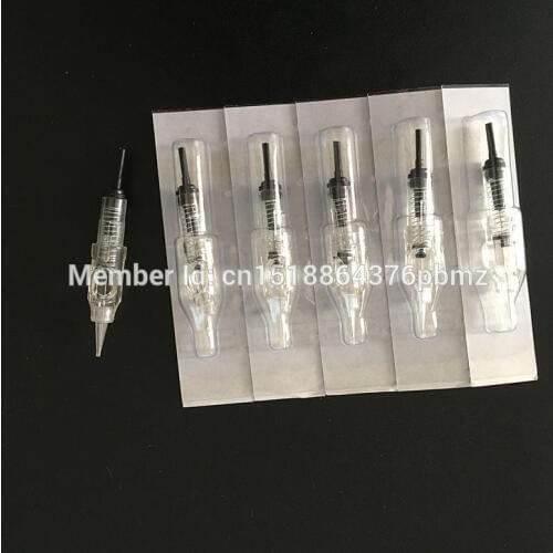 50pcs 1RL Micro needle Blister pack permanent makeup tattoo needle professional digital eyebrow lips swiss tattoo gun machine