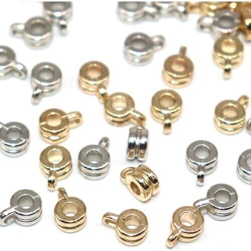 6*4mm 100/200pcs Silver Plated Loose Bead Plastic CCB Beads Charms pendent for Bracelet Making