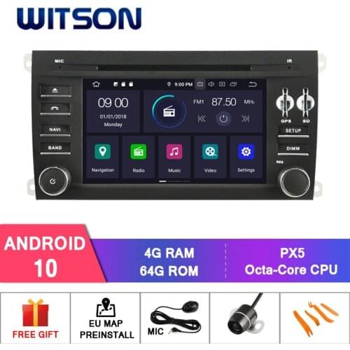 WITSON Android 10.0 IPS HD Screen for PORSCHE CAYENNE CAR DVD 4GB RAM+64GB FLASH 8 Octa Core STEREO+DVR/WIFI+DSP+DAB