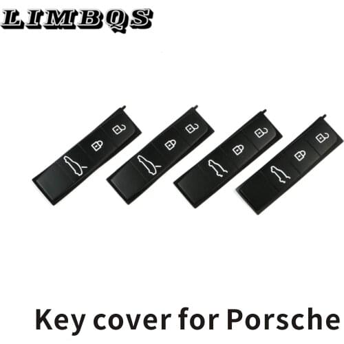 Key shell 3 Button Remote Key Fob Case Rubber Pad for porsche 9YA Cayenne 971 Panamera replacement rubber button car remote key