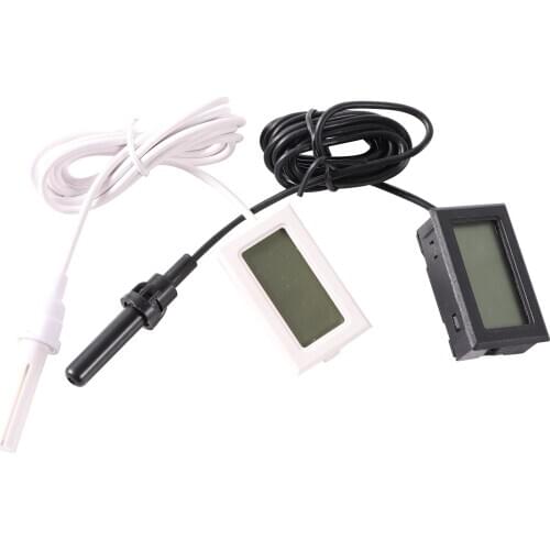 FY-12 Electronic Hygrometer Embedded Thermo-hygrometer Poultry Breeding Hatching LCD Digital Thermo-hygrometer With Sensor Probe